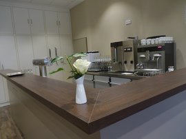 Tresenbereich im Haus der Begegnung