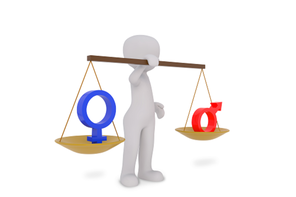 3 D Figur mit Waage