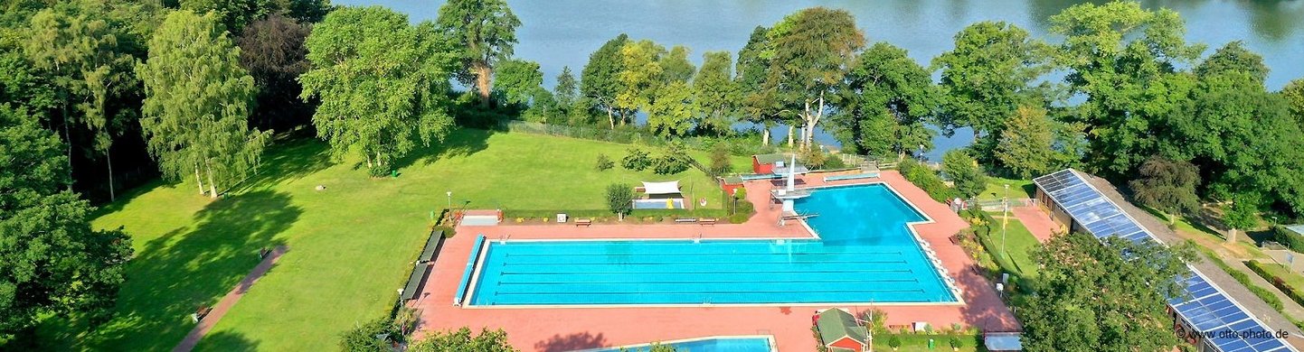 Luftaufnahme Waldschwimmbad Lensahn