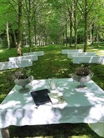 Trauzimmer draußen "Das grüne Trauzimmer"