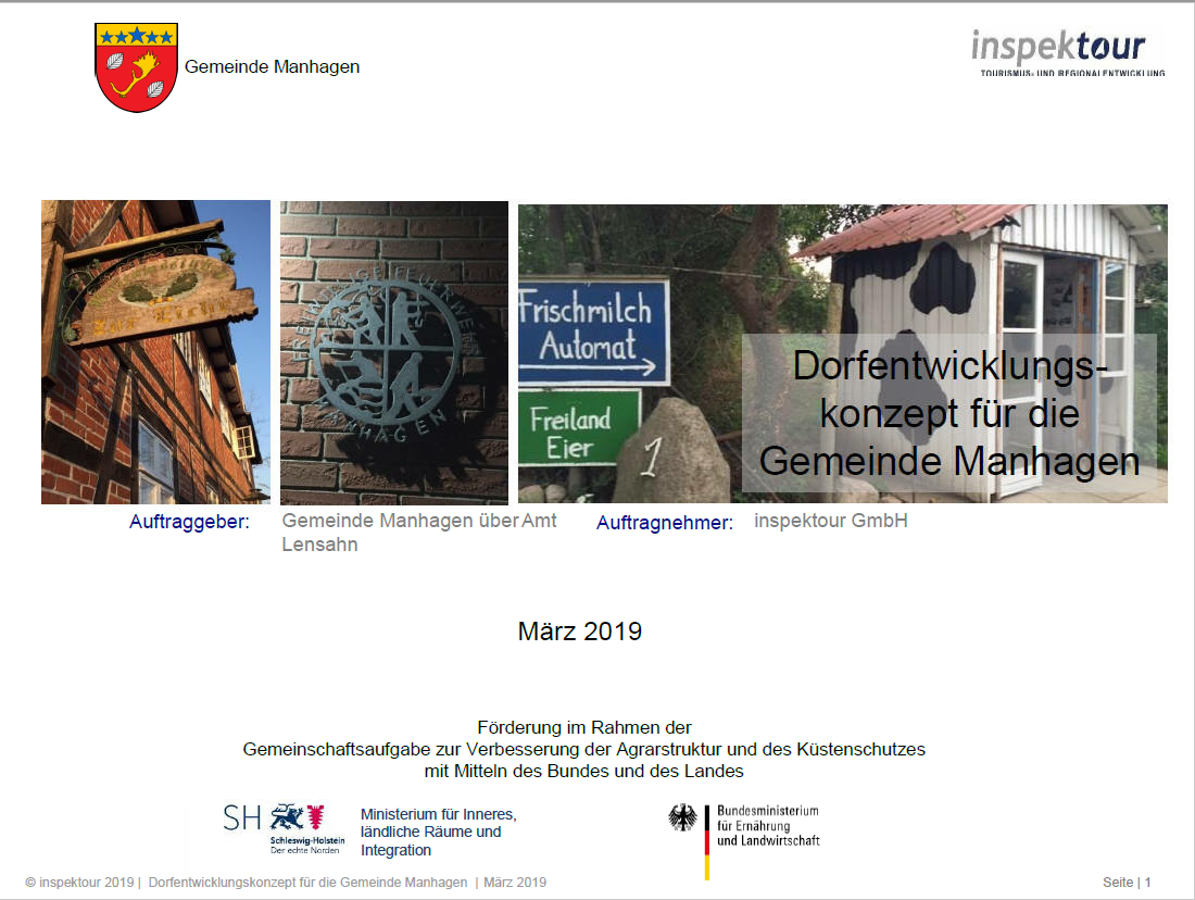 Titelblatt Dorfentwicklungskonzept